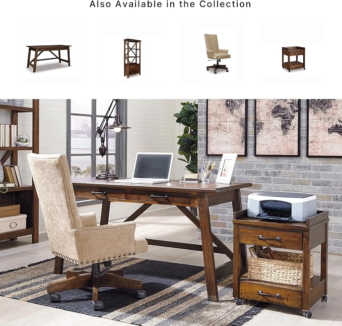 Signature Design by Ashley Baldridge Office Printer Stand, Electrical Outlets - Image 10