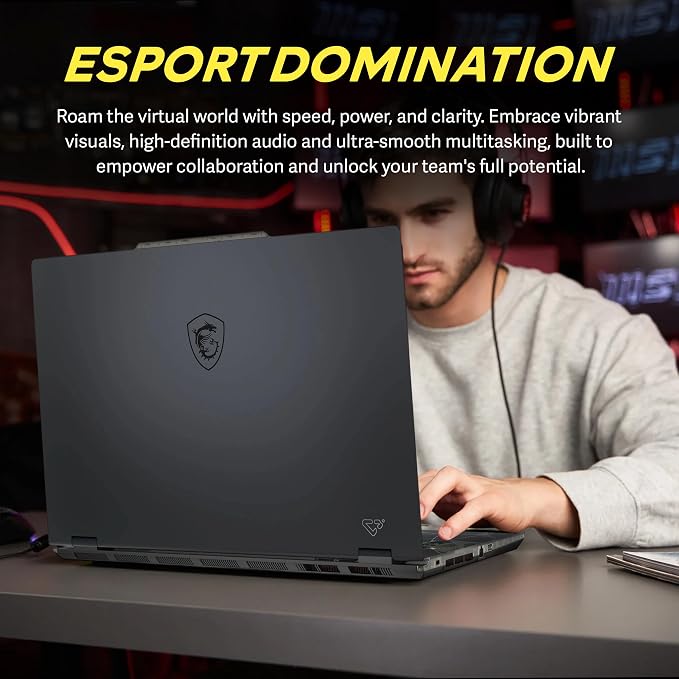 msi Cyborg 15.6" 144Hz FHD IPS Gaming Laptop, Intel Core 7-240H, 16GB RAM - Image 7