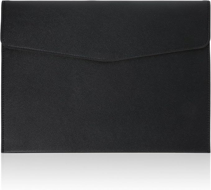 PU Leather A4 File Document Holder, A4 File Folder Waterproof Portfolio by Unknown
