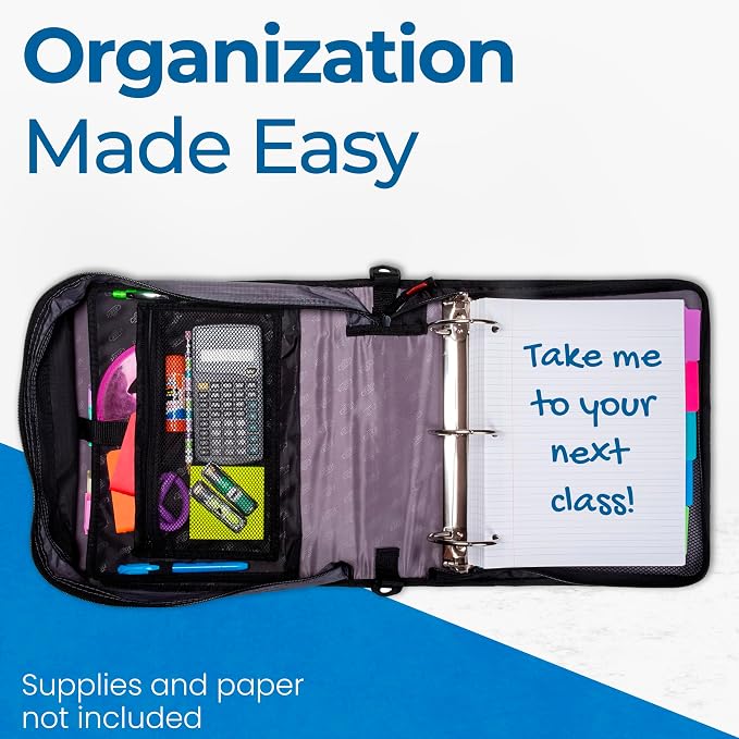 Case-it The Mighty Zip Tab Zipper Binder - Image 7