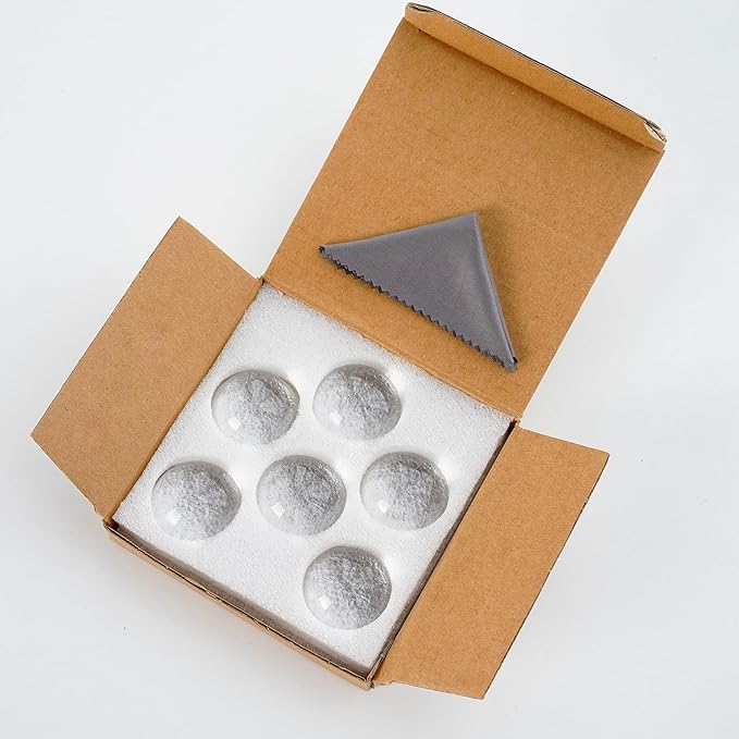 6Pack 1.6inch Crystal Dome Magnifying Paperweight, Paper Weights - Image 6