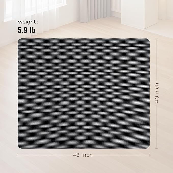 Office Chair Mat for Hard Floors, Heavy Duty Floor Protector Rolling Chairs for - Image 5
