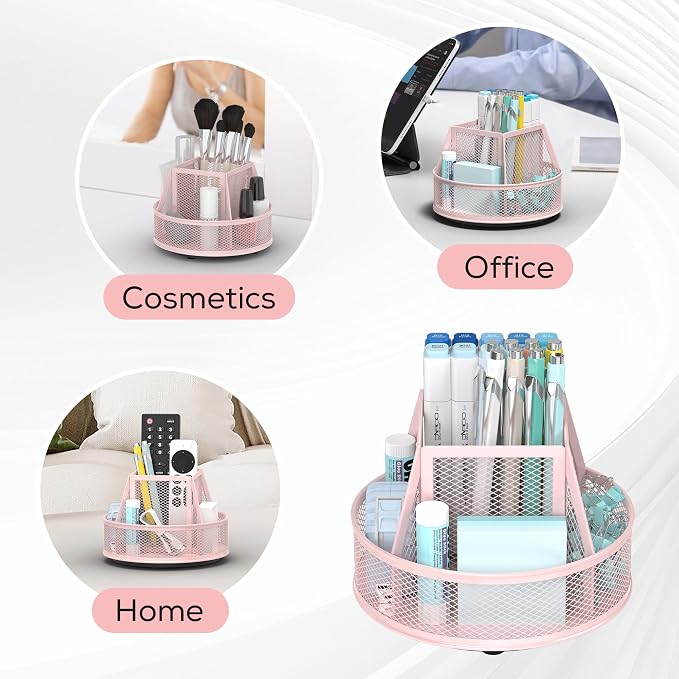 YINGHUA Metal Mesh Desk Organizer - Image 5