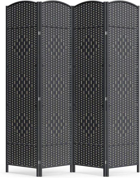 Cocosica 4 Panel Room Divider, 6Ft Folding Privacy Screen, Tall by cocosica