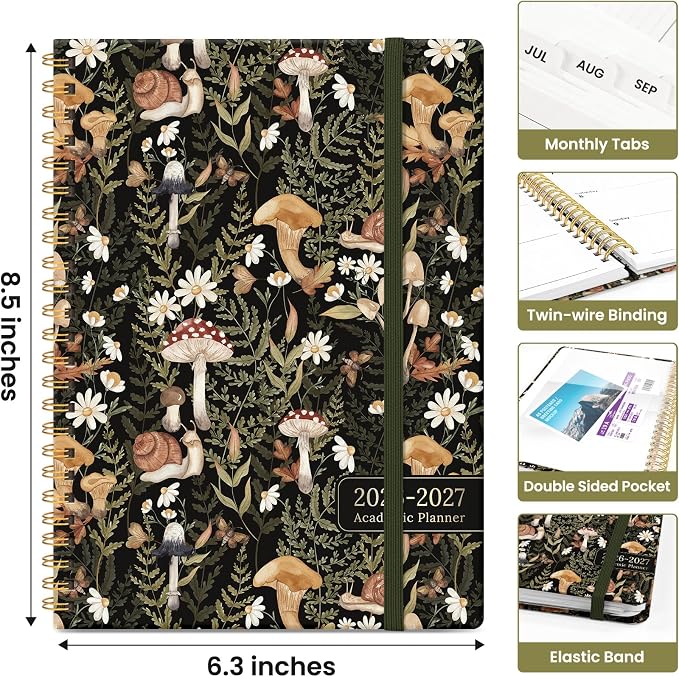Planner 2026-2027, Academic Monthly and Weekly Calendar Planner - Image 4