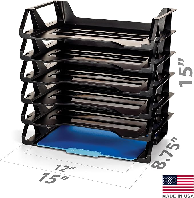 Officemate Recycled Desk Tray, Side Load, 15 1/8 x 8 7/8 x 15 - Image 2