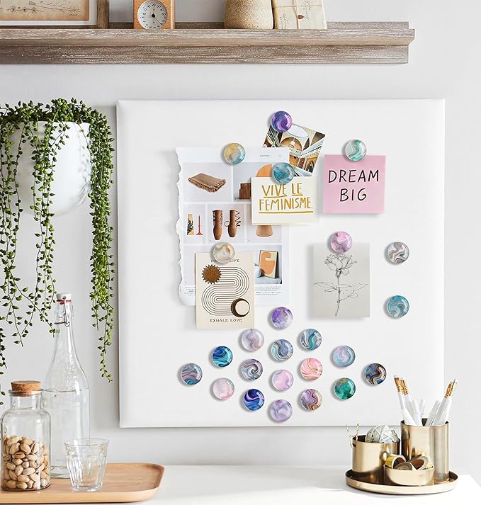 24Pcs Marble Push Pins, Decorative Push Pins - Image 7