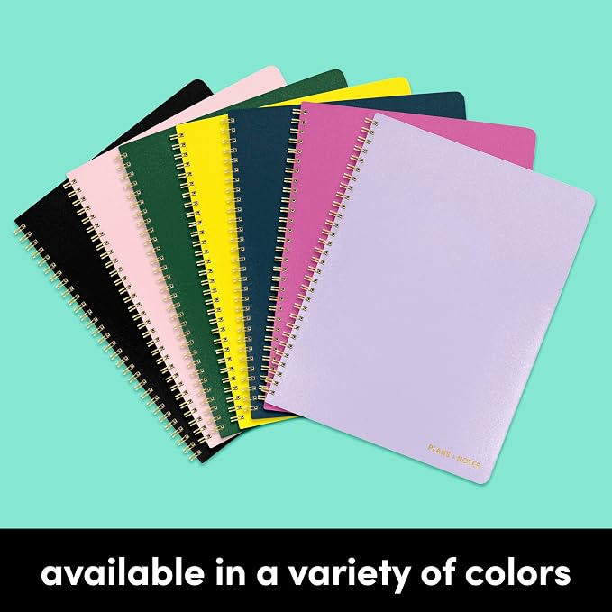 PAPERAGE Undated Daily Planner & To Do List Notepad, 8.5 in x 11 in, Spiral - Image 7