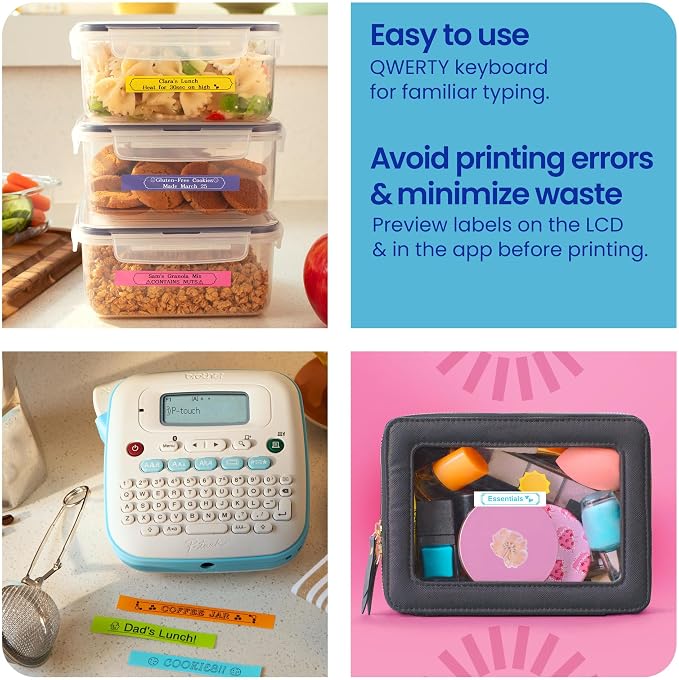 Brother P-Touch PT-N25BT Personal Connected Label Maker, Design&Print2 app - Image 3