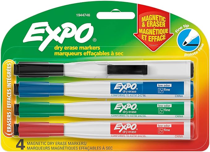 EXPO Magnetic Dry Erase Markers by Unknown