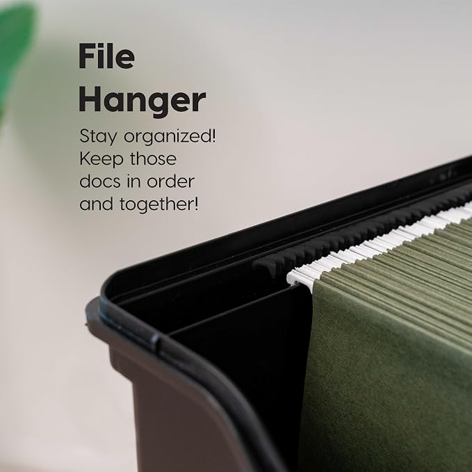 IRIS USA File Box with Lid File Organizer - Image 2