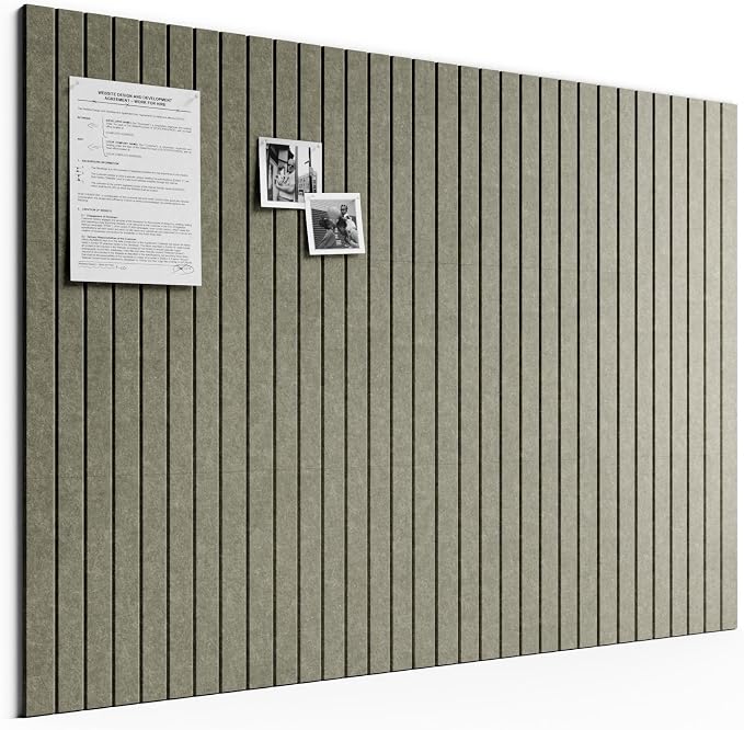 Bumusty Large Cork Board Alternative-48 x 36" Felt Bulletin Board Tiles by BUMUSTY