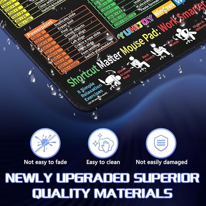 Excel Cheat Sheet Desk Pad - Image 3
