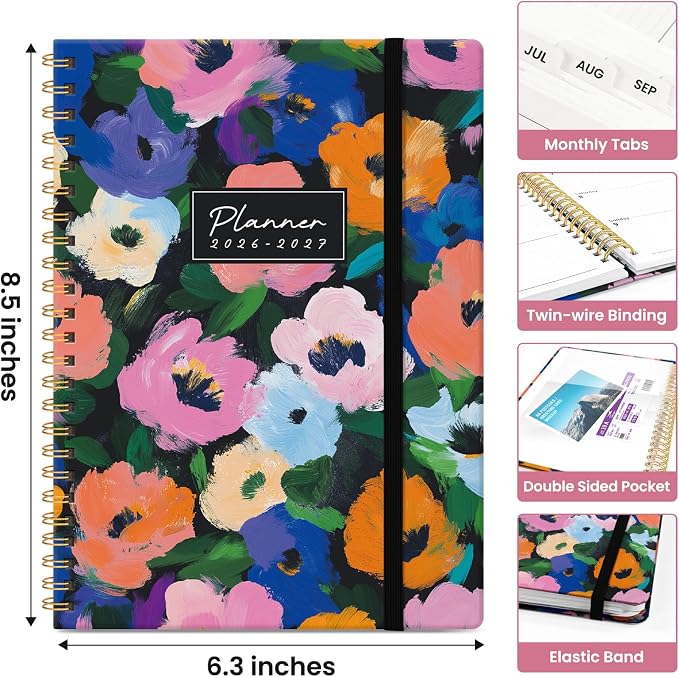 Planner 2026-2027, Academic Year Monthly and Weekly Calendar Planner, Jul 2026 - Image 4