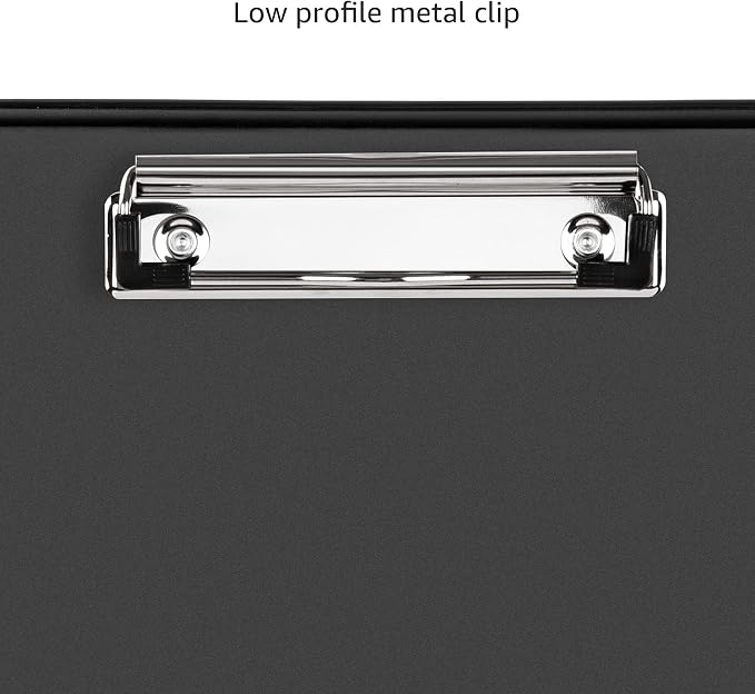 Amazon Basics Sturdy Plastic Storage Clipboard - Image 8