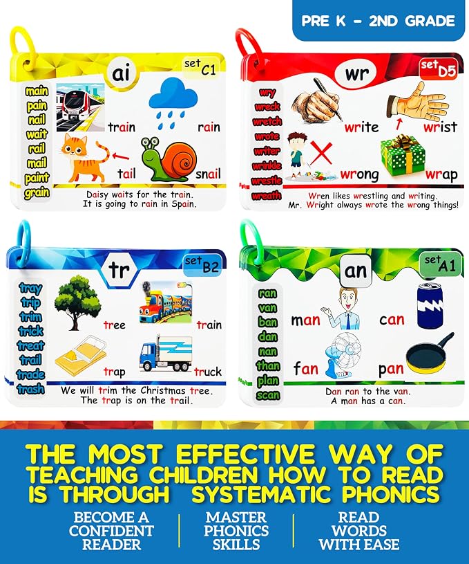Phonics Flash Cards with Proven Spaced Repetition Learning System - Image 5