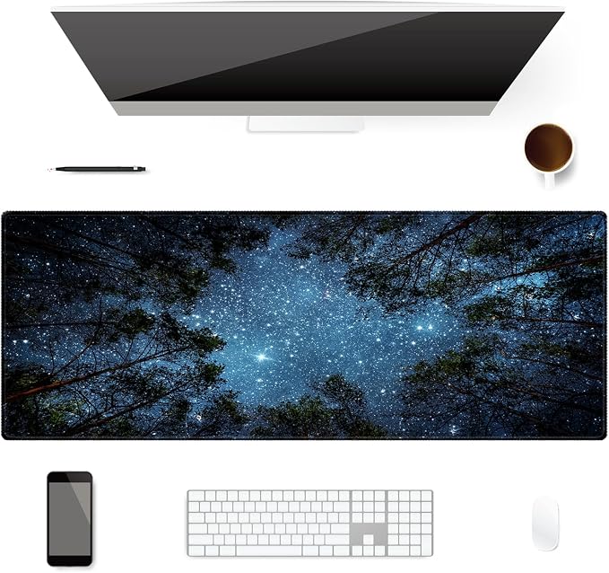 Extended Desk Mat, iDonzon Soft Cute Extra Large XXL Waterproof Gaming Mouse Pad by iDonzon
