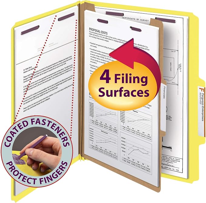 Smead Pressboard Classification File Folder - Image 2