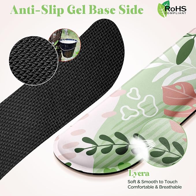 Gimars Enlarge Silky and Superfine Fabric Gel Memory Foam Keyboard Wrist Rest - Image 3