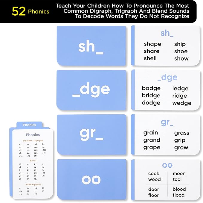 Award-Winning Learn to Read Flash Cards – 652 Sight Words & Phonics - Image 8