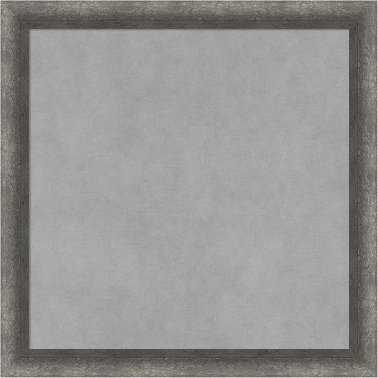 Amanti Art Grey Framed Magnetic Board 18x18 Small Vision Board by AmantiArt