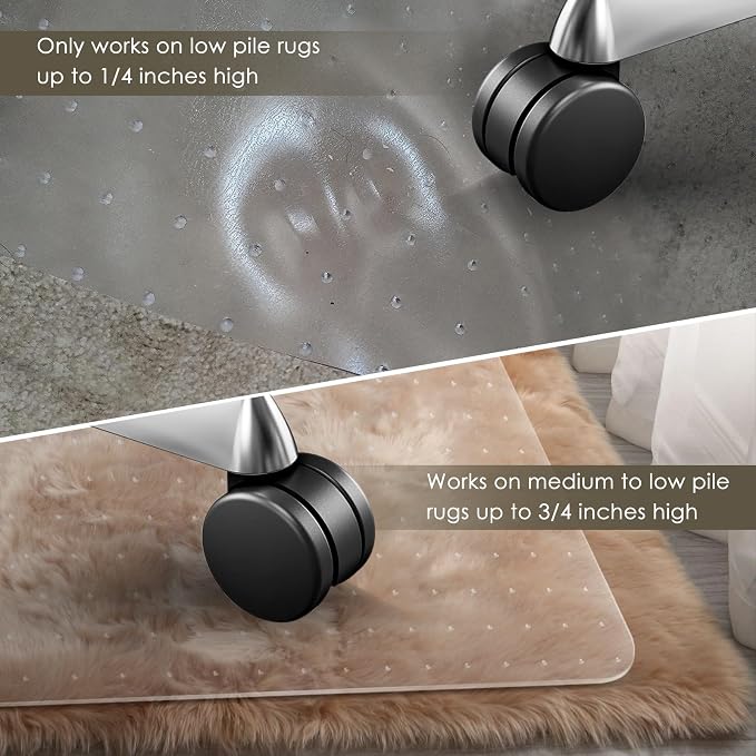 Azadx Heavy Duty Office Chair Mat - Image 5
