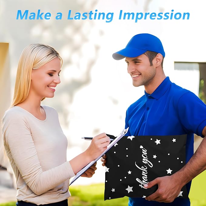 Thank You Poly Mailer 10x13 Inch 25 Pcs, Waterproof and Tear-Resistant Shipping - Image 6