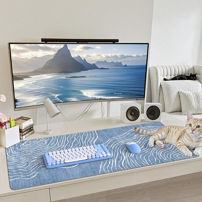 iCasso Desk Cover Mat, Extended Long Mouse Pad - Image 7
