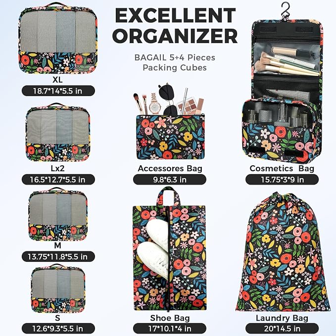 BAGAIL 9 Set Packing Cubes - Image 5