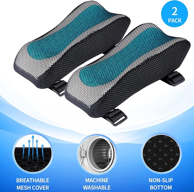 BEAUTRIP Ergonomic Armrest Pads- Office Chair Arm Rest Cover Pillow - Image 3
