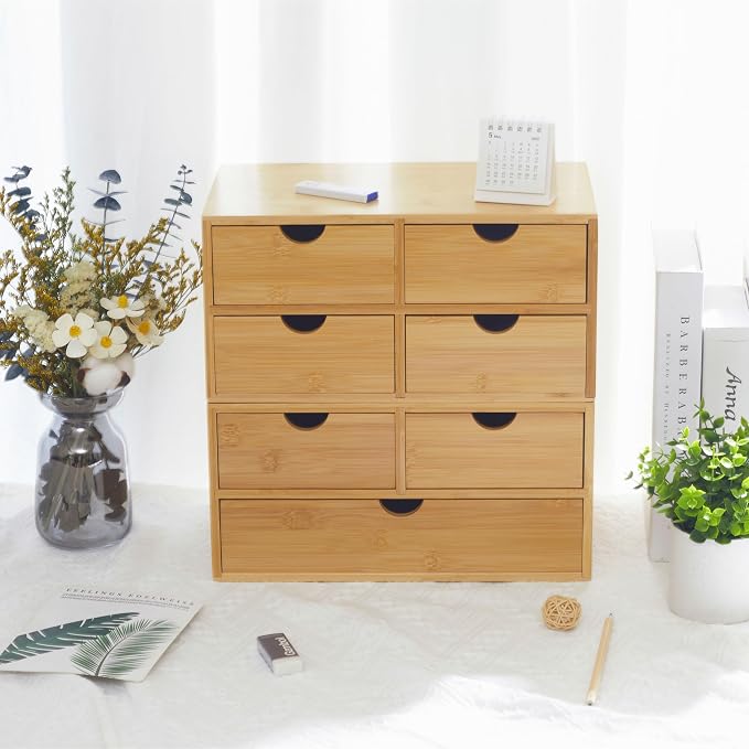 Charmewooden Bamboo Desk Organizer - Image 2