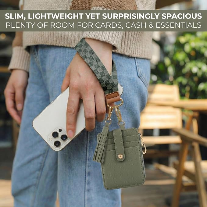 Stylish Wristlet Keychain Wallet - Image 4