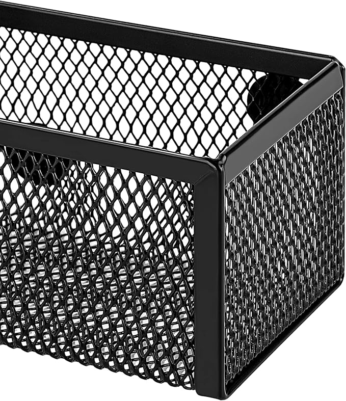 Amazon Basics Magnetic Storage Baskets, Mesh Organizers - Image 4