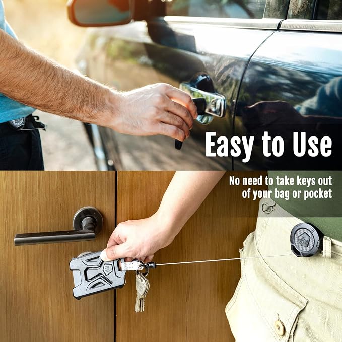 MNGARISTA Upgraded Heavy Duty Retractable Keychain - Image 7