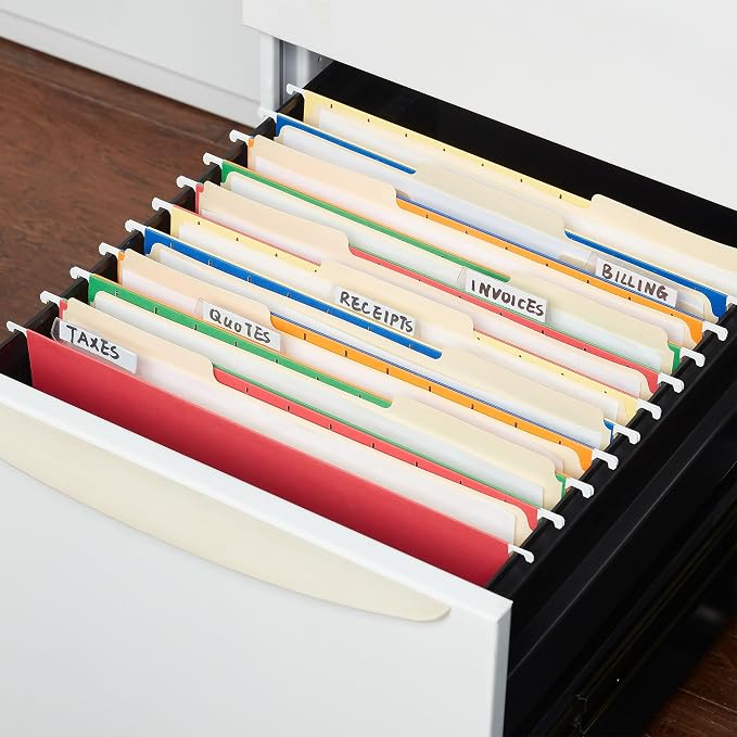 Staples Hanging File Folders, Letter Size, Reinforced - Image 3
