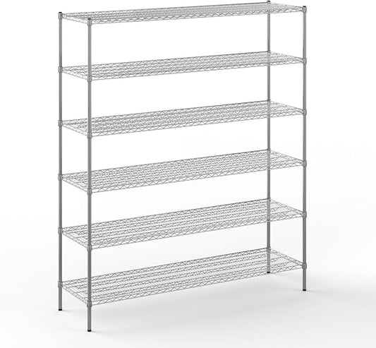 Regal Altair 21" Deep x 72" Wide x 86" Height Wire Shelving Kit | 6-Tier | NSF by Regal+Altair
