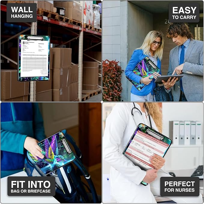 Clipboard with Storage, A4 High Capacity Clip Boards 14.4 x 9.6, Heavy Duty - Image 6