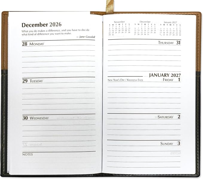 BookFactory 2027 Weekly Pocket Calendar 2027 Planner Agenda Organizer | Planner - Image 5