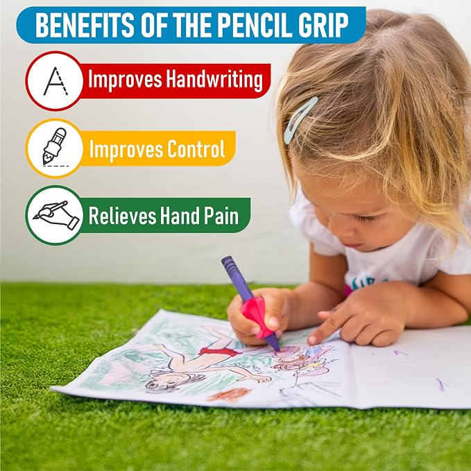 The Pencil Grip Neon Grippers 6-Pack, Pencil Grips - Image 3