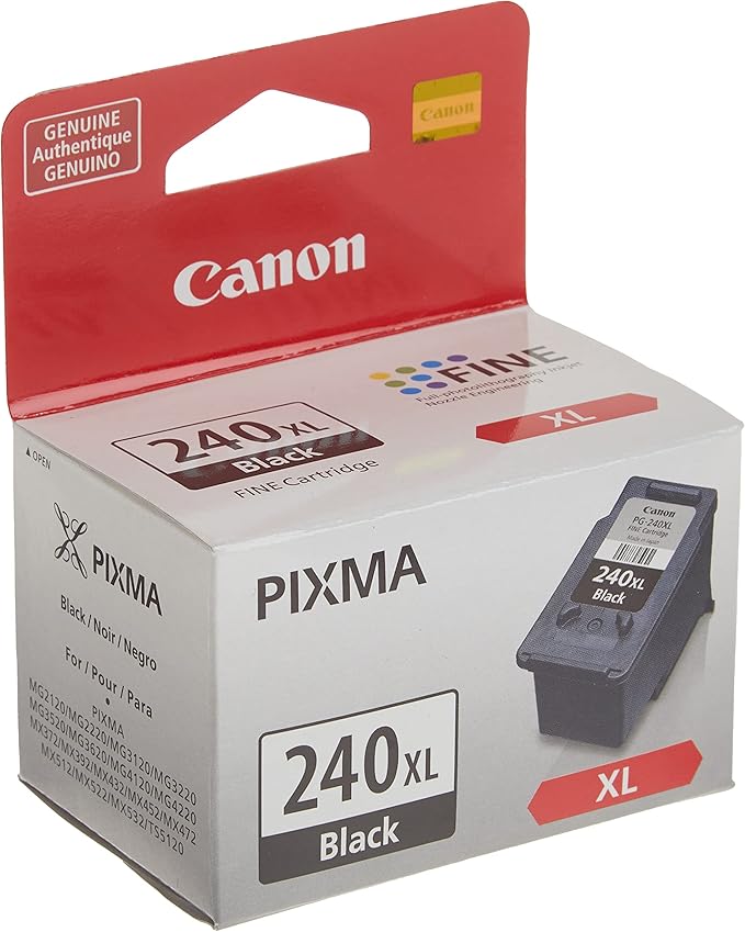 Canon PG-243/ CL-244 Ink Multi Pack, Compatible to TR4520, MX492, MG2520, MG2922 & PG-240 XL Black Ink Catridge Compatible to Printer MG2120, MG3120, MG4120, MX512, MX432, MX372-DeskLoop Office