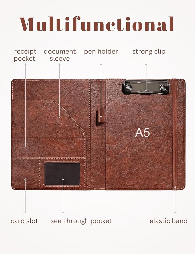 Mymazn Small Padfolio Clipboard Folder - Image 4