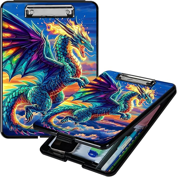 Blue Cloud Dragon A4 Clipboard by Unknown