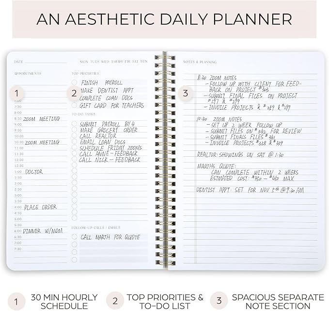 Beautiful Daily Planner And Notebook - Image 2