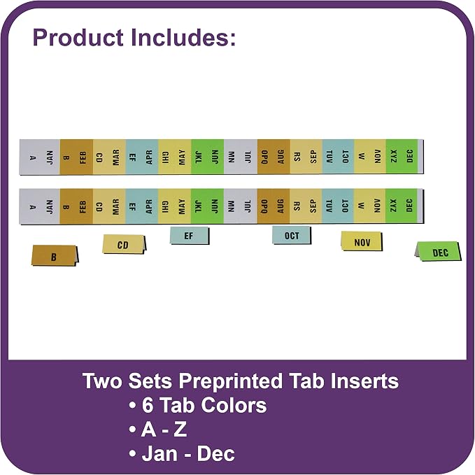 C-Line 21-Pocket Poly Expanding File - Image 3