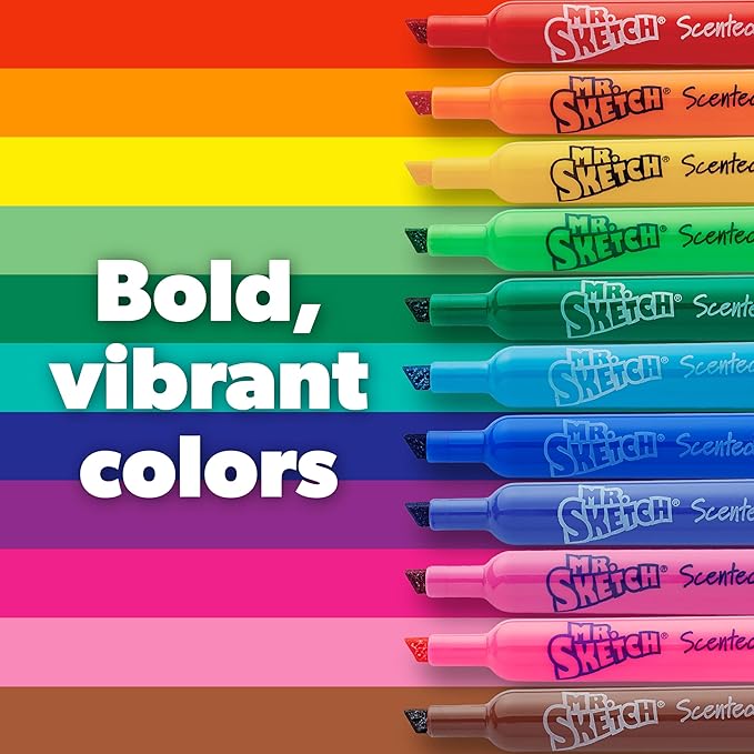 Mr. Sketch Scented Markers, Chisel Tip, Spark Creativity, Arts & Crafts - Image 3