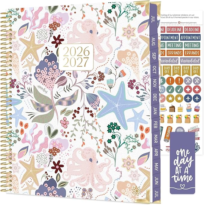 bloom daily planners HARDCOVER Planner 2026-2027 Academic Year by bloomdailyplanners