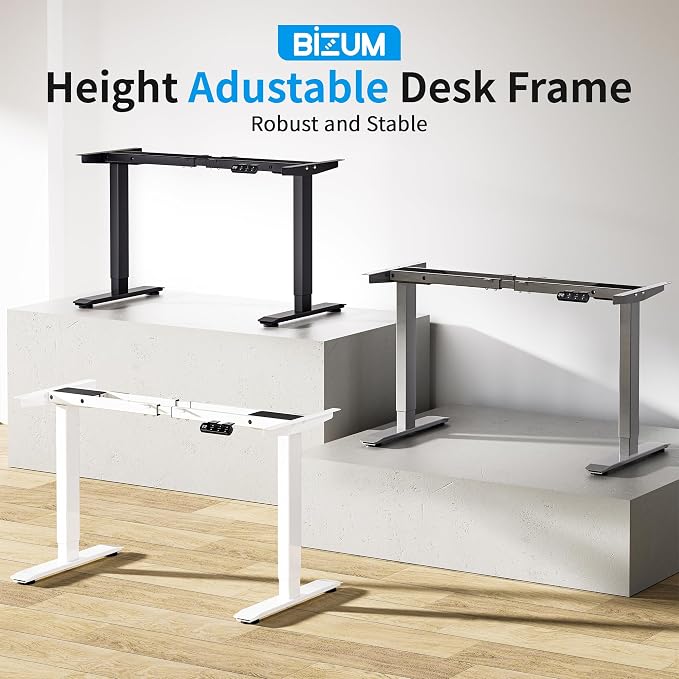BIZUM Dual Motor Electric Standing Desk Frame - Image 3