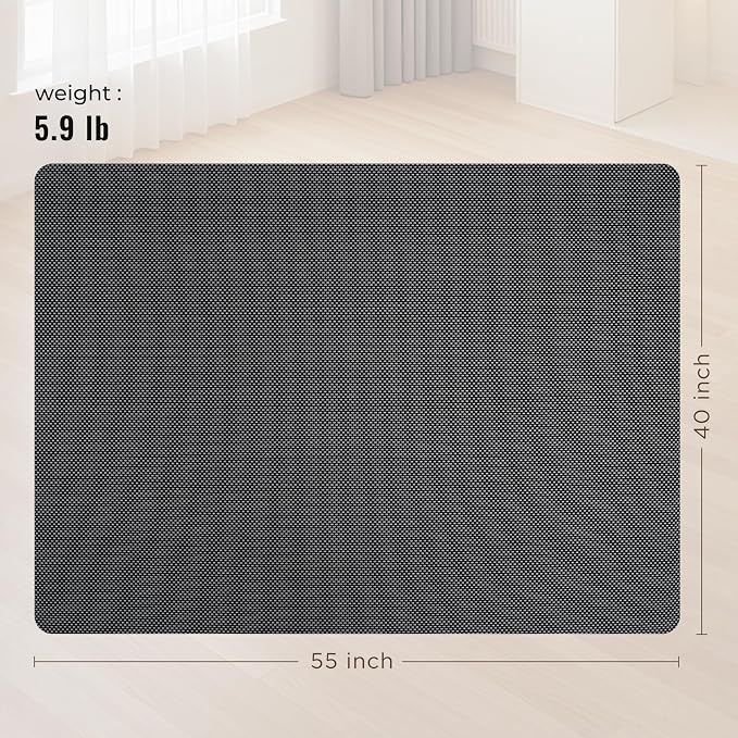 Office Chair Mat for Hard Floors, Heavy Duty Floor Protector Rolling Chairs for - Image 5