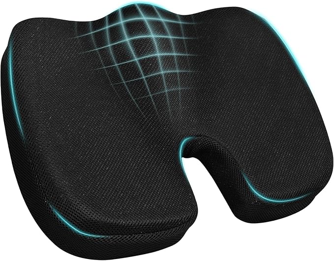 Ergonomic Seat Cushion with Memory Foam by Rongyman