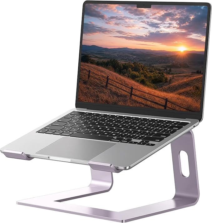 SOUNDANCE Laptop Stand, Aluminum Computer Riser, Ergonomic Laptops Elevator by Soundance